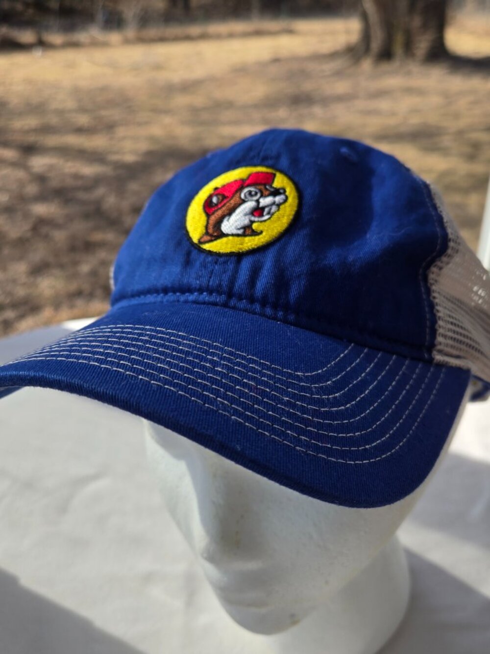 ROAD TRIPPIN Buc-ee’s Blue with Mesh Hat